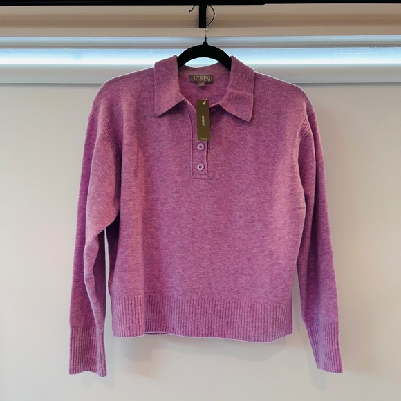 J.Crew Long-sleeve Sweater-polo in Supersoft Yarn - Picture 5 of 6